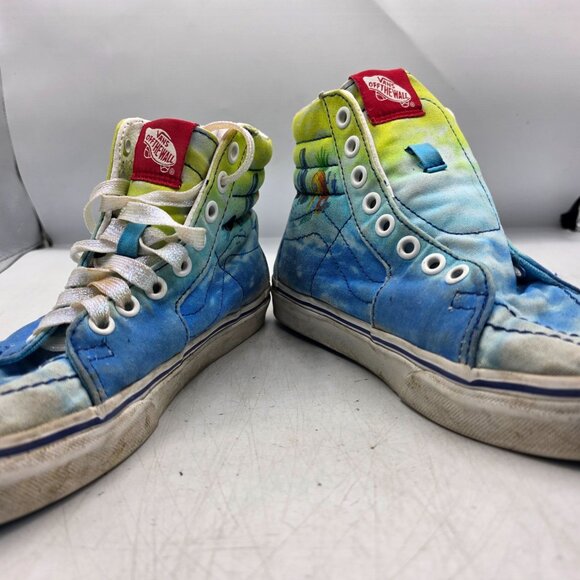 Vans Sk8-Hi x Spongebob Squarepants Womens Size 6.5 Blue Sneaker Shoes Walking - Picture 3 of 13